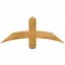 Ekena Millwork Bellingham Rough Sawn Timber Gable Bracket, Western Red Cedar, 36"W x 15"H x 2"D x 4"F, 10/12 Pitch GBW036X15X0204BEL00RWR - alternate 1